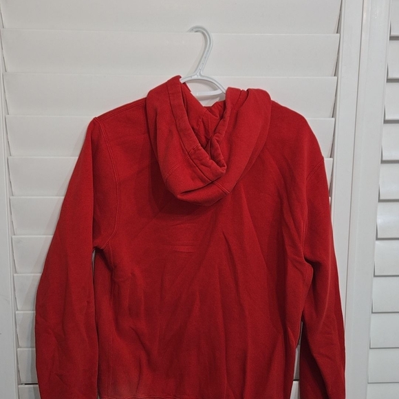 Nike Men's Red Hoodie Sweater - Picture 2 of 3